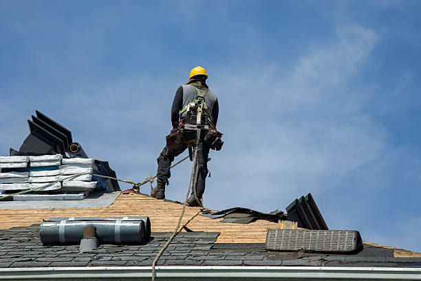 Professional Roof Installation technician working in Brokaw, WI